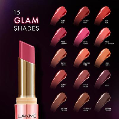 Lakme 9 to 5 P+S Lipstick Retro Red 3.6 gm - Lipsticks