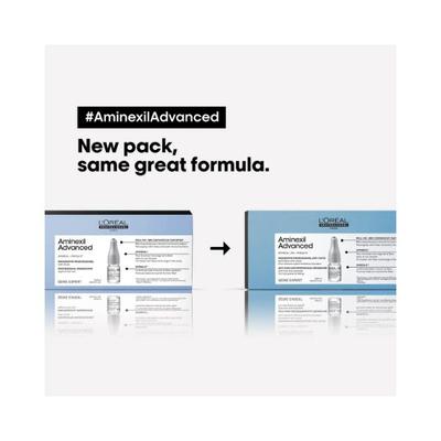 L'Oreal Professionnel Serie Expert Aminexil Advanced Anti Thinning Hair Programme, 6ml 10's - Hair Oils