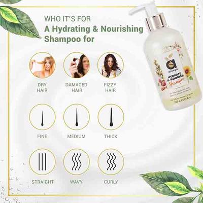 Anveya Hydrate & Nourish Shampoo 250 ml - Shampoos