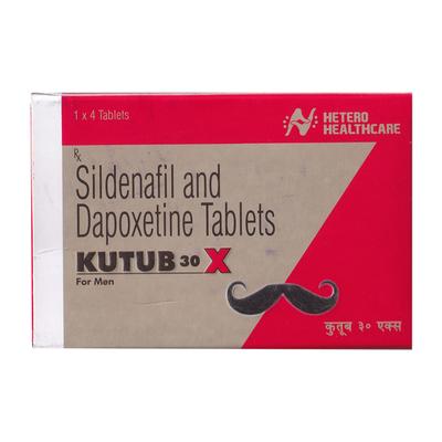 KUTUB 30 X Tablet 4's - Impotence/Erectile Dysfunction (Ed)