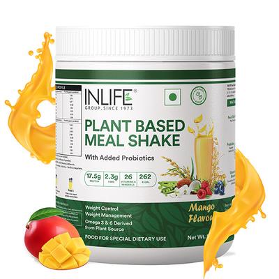 INLIFE Plant Based Meal Shake Powder - Mango 500 g - Weight Loss