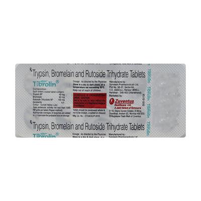 Tibrolin Tablet 10'S - Pain relief-Ant