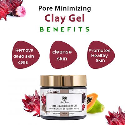 Seer Secrets Sabdarifa Red Clay Mask 50 gm - Face Packs