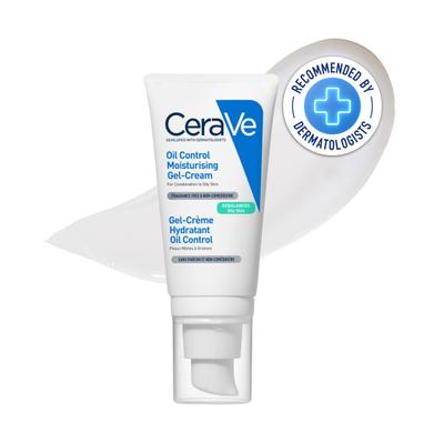 CeraVe Oil Control Gel-Cream Lightweight Moisturizer for Oily & Combination Skin with Shine Control 52 ml - Face Oils