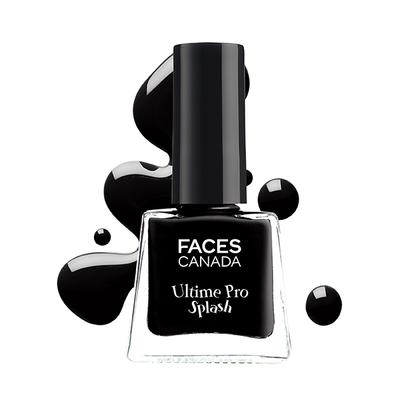 FACESCANADA Ultime Pro Splash Mini Nail Enamel Black Beauty 15 5 ml - Nail Polish