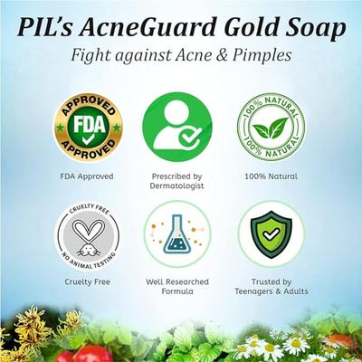 Acneguard Gold Soap 100 g - Soaps