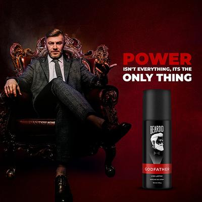Beardo Godfather Long Lasting Perfume Deo Spray 150 ml - Men Deodorants/Roll-Ons