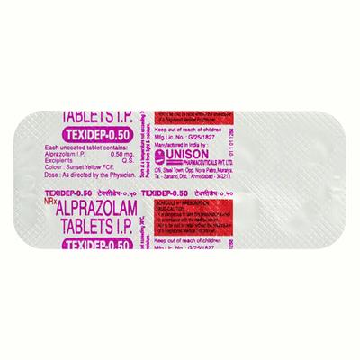 Texidep 0.5mg Tablet 10'S - Anxiety-Anx