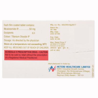 Bicatero 50mg Tablet 10'S - Cancer Oncology-Hor