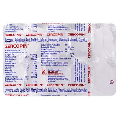 Zencopin Capsule 10'S - Supplements-Vam