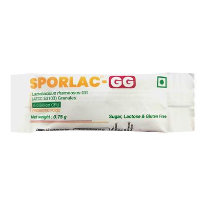 SPORLAC GG SUGAR,LACTOSE & GLUTEN FREE Granules 0.75g - Diarrhoea-Ant