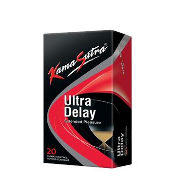 Kamasutra Ultra Delay Dotted Condoms 20's - Plain/Flavoured Condoms
