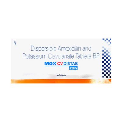 MOX CV Distab 228.5mg Tablet 10'S - Bacterial Infections-Pen