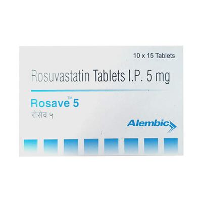 ROSAVE 5 Tablet 15's - High Cholesterol-Dys