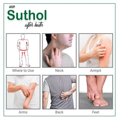 Boroline's Suthol Active Antiseptic Skin Hygiene Spray - Chandan 100 ml - Wound/Burns