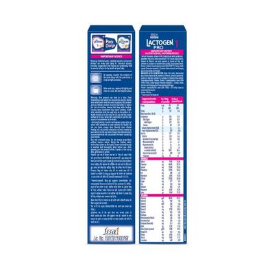 Nestle LACTOGEN PRO 1 Infant Formula with Probiotic L.reuteri & Prebiotics GOS & FOS (Upto 6 Months) 400 g - Baby And Infant Supplements