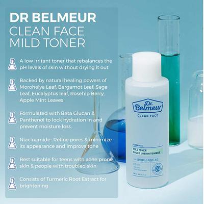 The Face Shop Dr.Belmeur Clean Face Mild Toner Douce Lotion Tonique 145ml - Toners