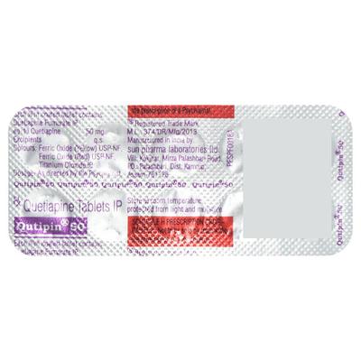 Qutipin 50mg Tablet 10'S - Psychosis-Ans