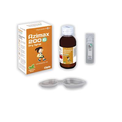 Azimax XL 200 Peppermint Flavour Dry Syrup 30ml - Bacterial Infections-Mac