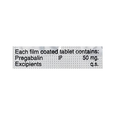 Gabawin 50mg Tablet 10'S - Neuropathic Pain-Dru