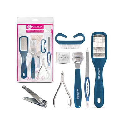 Majestique Professional Manicure And Pedicure Tools Kit For Smooth, Beautiful Feet - Multicolor 7's - Manicure & Pedicure Kits