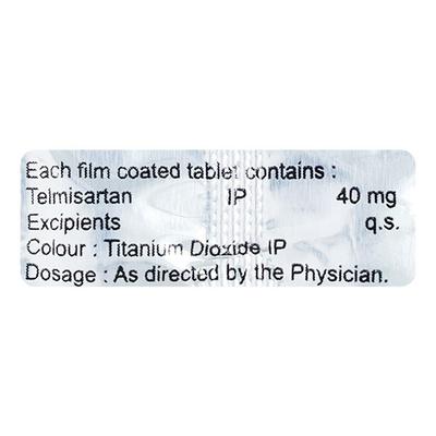 TELMIPIL 40mg Tablet 10's - Hypertension-Ang