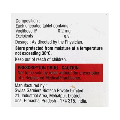 Zuvog 0.2mg Tablet 10'S - Diabetes-Ant
