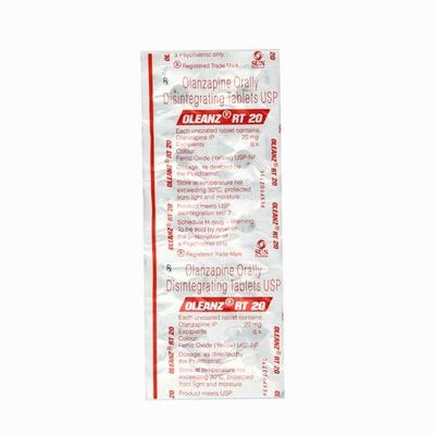 Oleanz RT 20mg Tablet 10'S - Psychosis-Ans