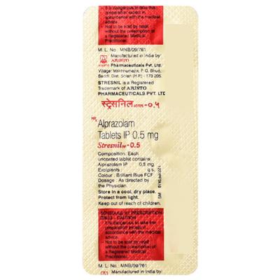 STRESNIL RF 0.5 Tablet 10's - Anxiety-Anx