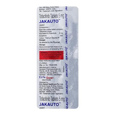 JAKAUTO 5 Tablet 10's - Arthritis-Dis