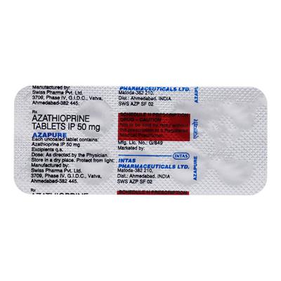 Azapure 50mg Tablet 10'S - Auto Immune Disease-Imm