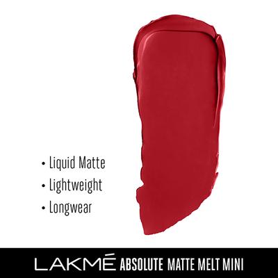Lakme Beyond Matte Lip Liquid, Indie Maroon, 2.4 ml - Liquid Lipsticks