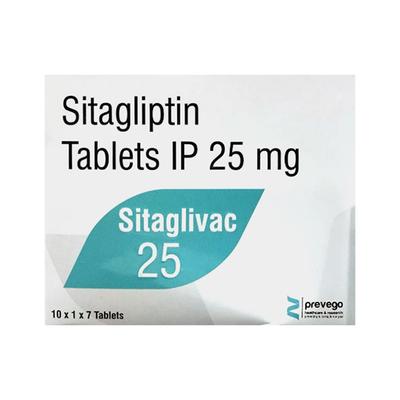 SITAGLIVAC 25 Tablet 7's - Diabetes-Ant