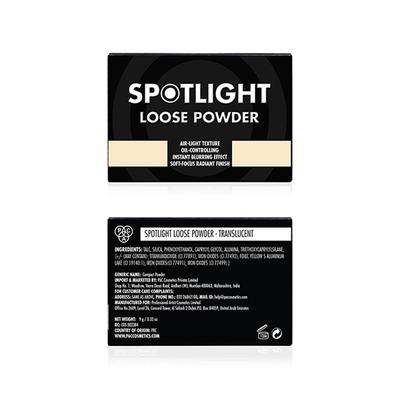 PAC Spotlight Loose Powder Translucent 9 gm - Setting Spray