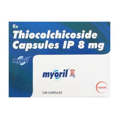 Myoril 8mg Capsule 10'S - Muscle Cramps/Spasticity-Mus