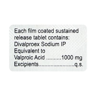 Valkem OD 1gm Tablet 10'S - Epilepsy/Convulsion-Ant