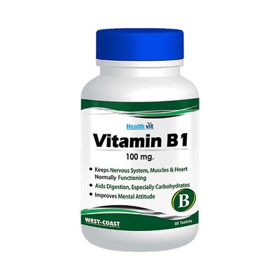HealthVit Vitamin B1 100 mg Tablet 60's - Multi-Vitamins