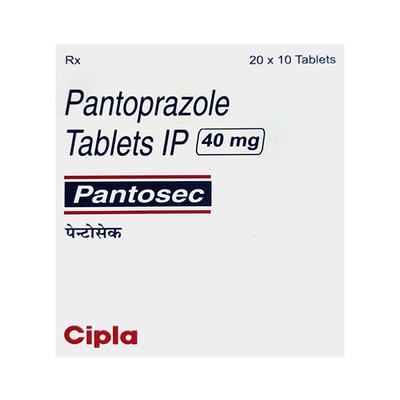 Pantosec 40mg Tablet 10'S - Ulcer/Reflux/Flatulence-Aaa