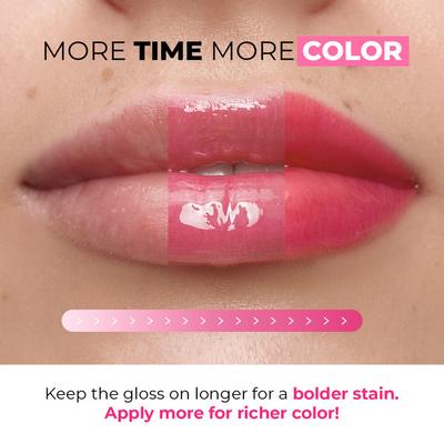 Lamel All In One Lip Tinted Plumping Oil 403 Watermelon 3 ml - Lipstick Primers & Plumpers