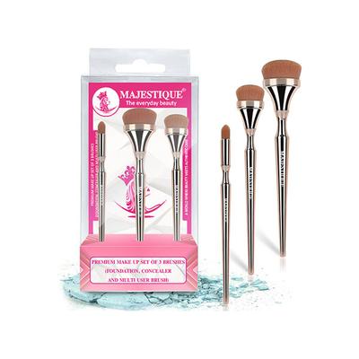 Majestique Foundation, Concealer and Multi-Use Brush, Luminous HD Makeup Brush Set 1's - Face Brush