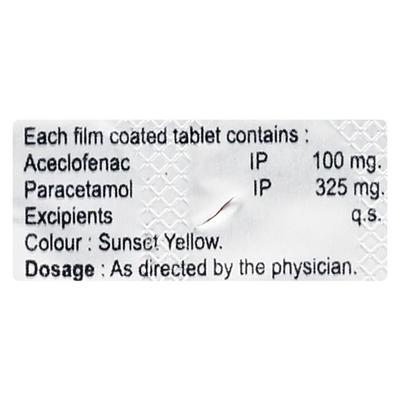 KAMDOL P Tablet 10's - Pain relief-Nsa