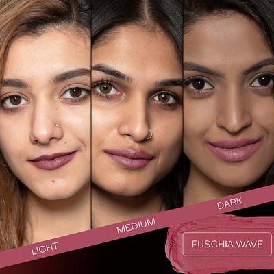 Faces Canada Weightless Matte Lipstick - Fuschia Wave 02 (Pink), 4.5gm - Lipsticks