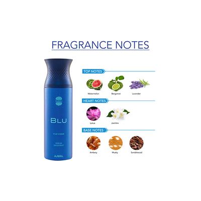 Ajmal Avid & Blu & Sacrifice II Deo & Ascend EDP Pack of 4 20 ml - Women Perfumes (Edt/Edp)