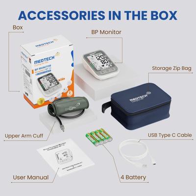 MedTech Fully Automatic Digital BP Monitor - BP12 - Blood Pressure Monitor Device
