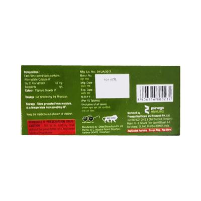 ATORVATIN 40 Tablet 10's - High Cholesterol-Dys