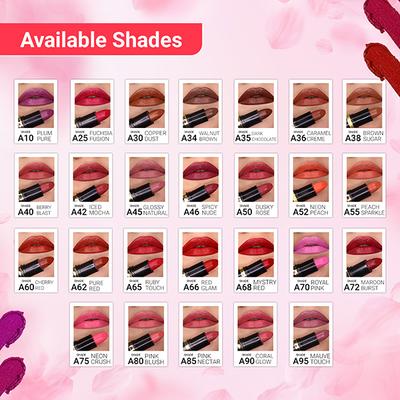 Iba Pure Lips Moisture Rich Lipstick A90 Coral Glow 4 gm - Lipsticks