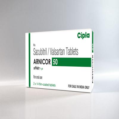 ARNICOR 50 Tablet 14's - Heart Failure-Ant