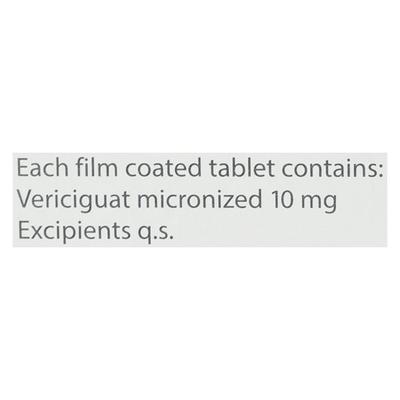 VERQUVO 10 Tablet 14's - Heart Failure-Car