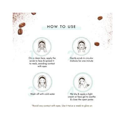 mCaffeine Exfoliating Coffee Face Scrub with Walnut & Vitamin E for Fresh 2's - Scrubs & Exfoliants