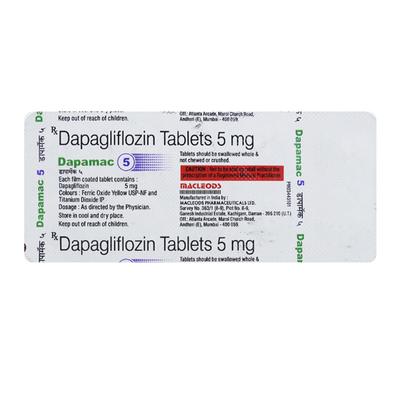 DAPAMAC 5 Tablet 10's - Diabetes-Ant
